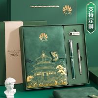 Chinese trendy retro style Forbidden City cultural and creative A5 notebook sub-business office high-end diary art exquisite thickening