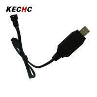 KECHc สายชาร์จสำหรับ Usb 6.4V แบตเตอรี่ลิเธียมปลั๊ก Sm-3p 3ขาสายชาร์จสำหรับ Mobil Remote Control Wltoys