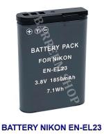 EN-EL23 / ENEL23 Camera Battery for Nikon แบตเตอรี่สำหรับกล้อง นิคอน EN-EL23 / ENEL23 Replacement Battery for Nikon Coolpix P600, P610, B700, P900, S810c (Black) BY BARRERM SHOP