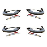 4Piece Car Smart Sensor Exterior Door Handle Replacement Parts for Audi Q7 2007-2015 4L0837205A 4L0837205B 4L0837207A