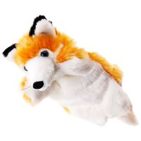 Childrens Interactive Plaything Hand Puppets Puppet Animal Kids Fox Finger Story Stuffed Plush Toy Play Adults Telling Role