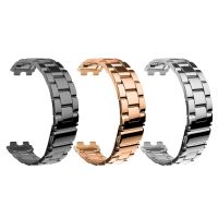 ♨♚ 68TA Waterproof Wristband Compatible for Huawei Band 8 Smartwatch Bracelet Stainless Steel Band Adjustable Sweatproof Strap