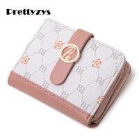 Wallet Prettyzys 2023 Fashion Korean Pu Leather Short For Women