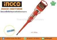 INGCO ไขควงวัดไฟ ไขควงลองไฟ ไขควงเช็คไฟ AC100-500V รหัส HSDT1908