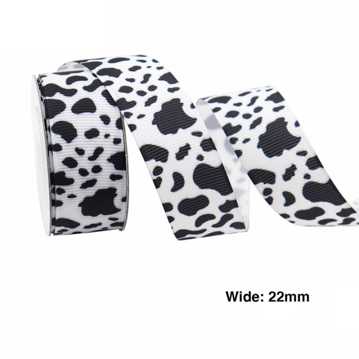3pcs-white-black-cow-print-wired-edge-ribbon-craft-ribbons-gift-wrapping-ribbon-animal-print-ribbon-for-diy-crafts-party