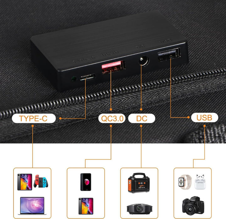 powstream-30w-portable-foldable-solar-panel-with-qc3-0-usb-ports-amp-changeable-10-in-1-dc-head-for-power-station-generator-cell-phone-ipad-laptop-outdoor-camping-rv-trip-home-energy-conservation