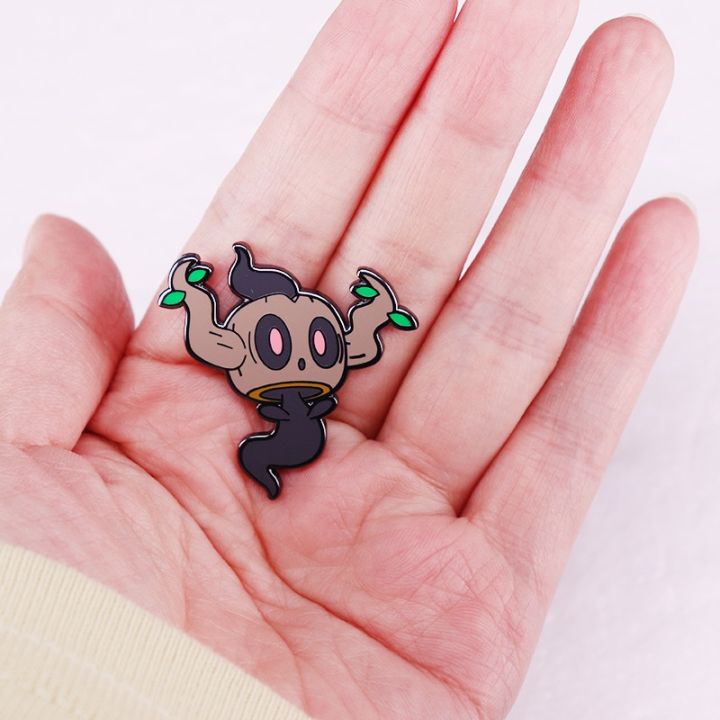 pokemon-phantump-anime-lapel-pins-backpack-jeans-enamel-brooch-pin-women-fashion-jewelry-gifts-cartoon-badges