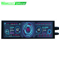 Wisecoco 7.9นิ้ว Mini Monitor PC รองย่อยจอภาพแบบพกพาเล่นเกม400X1280 Aida64จอแสดงผลอัลตร้าไวด์ยืดบาร์หน้าจอ