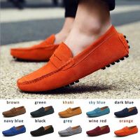 Men Casual Shoes Fashion Men Shoes Genuine Leather Men Loafers Moccasins Slip on Mens Flats Male Driving Shoes 2020 New