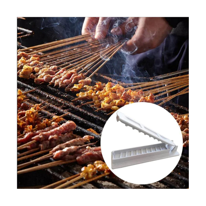 single-row-kebab-maker-kebab-press-maker-reusable-bbq-skewer-maker-kebab-white