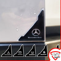 2Pcs/Car Door Corner Protector Cover Anti Collision Sticker Car Door Corner Protector Mitsubishi Nissan Toyota Honda Environmental Friendly Anti-Scratch