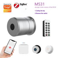 【LZ】 Wehere-M531 Smart Home Fingerprint Lock Tuya inteligente controle remoto Wi-Fi sem fio Cilindro Cut Key Remover Interruptor