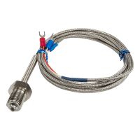 Holiday Discounts FTARP09 PT100 Type 2M Metal Braided Cable 20Mm Probe Head RTD Temperature Sensor M14 Thread