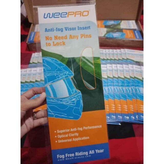 Weepro anti fog visor..♦ Lazada PH