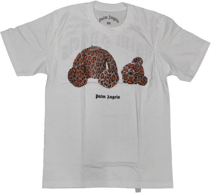 palm-angels-เสื้อยืด-คอกลม-แขนสั้น-แฟชั่น-หมี-bear-ปาล์ม-แองเจิ้ล-ลายเสือ-unisex