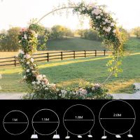 Round Balloon Arch Ring stand Wedding Balloons Circle Arch Frame with Base Baby Shower Birthday party Anniversary Party Decor Docks Stands