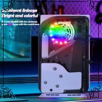 ฐานหม้อน้ำพัดลมทำความเย็นเคสระบายความร้อน RGB อุปกรณ์เสริม GXQTTR ชั้นวางแนวตั้งไฟ LED