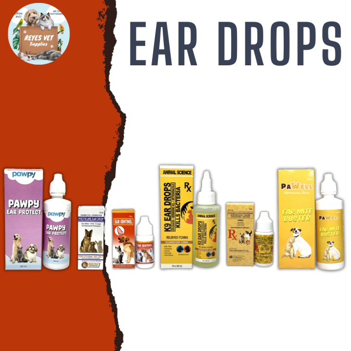 [VET SUPPORT] PAWPY Ear Protect PAWELL Ear Mite Buster Ear Sentinel