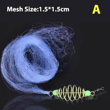 1pc Multiple Sizes Fish Net Trap With Luminescent Design For