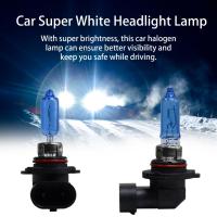 2Pcs Halogen Bulb Easy Installation Headlight Lamp Super White Halogen Bulb Fog Light
