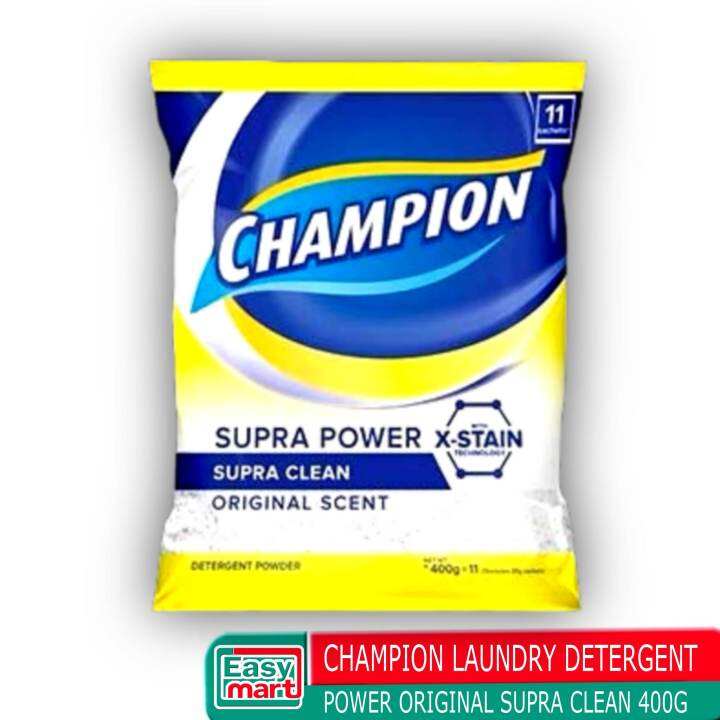 Easy.Mart Champion Laundry Detergent Powder Original Supra Clean 400g A