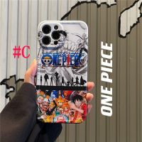 【COD】เคสไอโฟน เคสซิลิโคน 14 Pro Max 14 Plus 13 Pro Max 12 Pro Max 11 Pro Max X XR XS Max Creative Cartoon วันพีช Luffy ลูฟี่ Soft Silicone Case