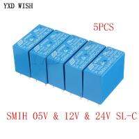 5ชิ้น Smih-05vdc-Sl-C Smih-24vdc-Sl-C Smih-12vdc-Sl-C รีเลย์05 12 24โวลต์รีเลย์250โวลต์16a 8pin Smih-05v รีเลย์6pin 24vdc-Sl-A 12โวลต์