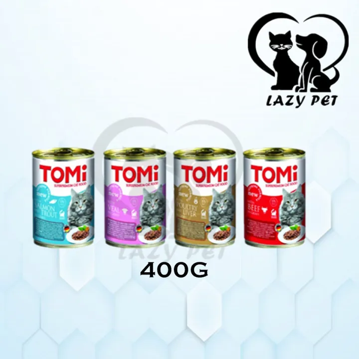 Tomi Super Premium Cat Canned Wet Food 400G | Lazada