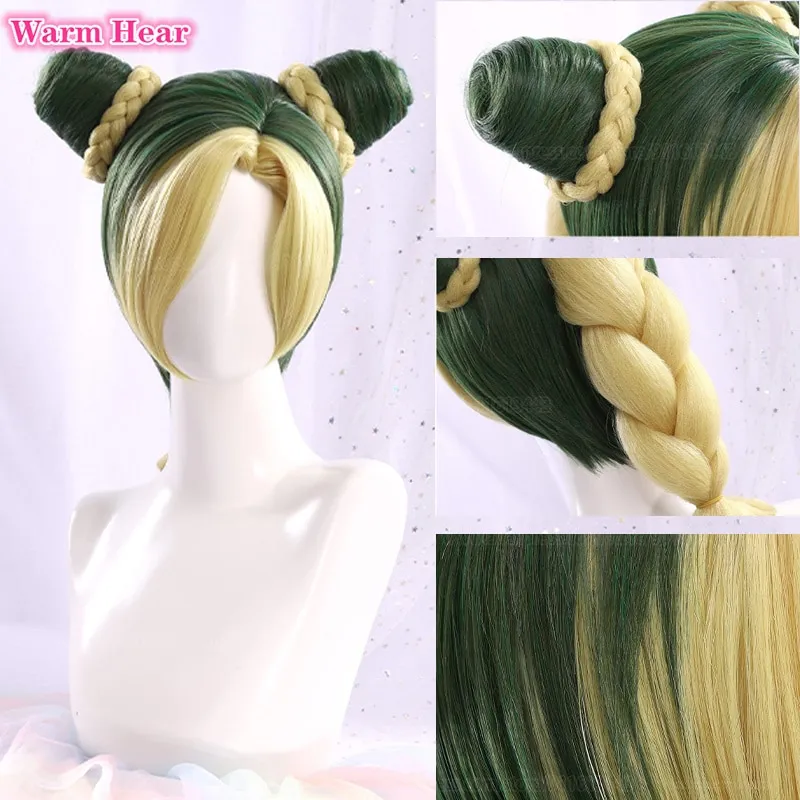 Anime Jojos Bizarre Adventure Kujo Jolin Cosplay Wig Jolyne Cujoh JOJO Short  Heat Resistant Synthetic Hair Party Wigs + Wig Cap | Lazada