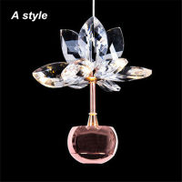 JW Nordic Modern Lustre Crystal Apple Led Pendant Lamp Creative Art Single Head Restaurant Bar Pendant Lamp Haing Lamp for Home