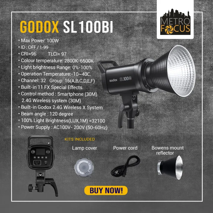 Godox SL100Bi BiColor LED Video Light Lazada PH