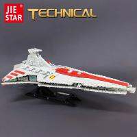 67106 JIESTAR High-Tech Moc VenatorโจมตีCruiser Fighter Destroyerอิฐการวิเคราะห์ชุดอาคารบล็อกดาวพื้นที่เรือของเล่น-Cailine