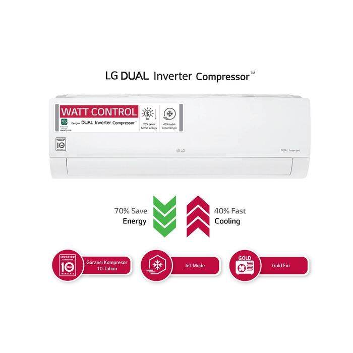 ac lg dual inverter 1 pk