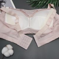 [Ready Stock] Super Big Size 36-46DEFGH 2022 European American Taro Color Big Cup Style No Steel Ring Lace Nursing Maternity