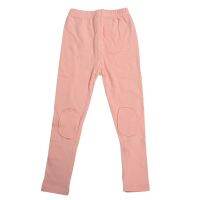 Childrens Clothing 2018 Spring Soft Slim Girls Children Patch Long Pants(Pink,120cm)