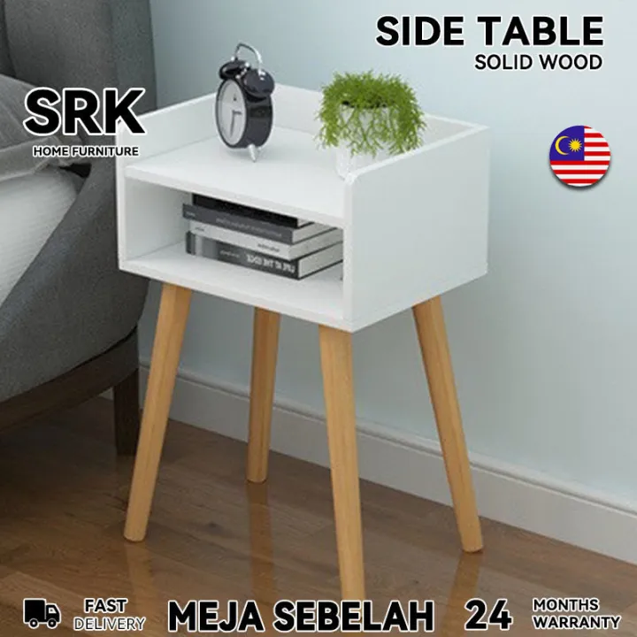 Bedside Table With Storage Compartment Bedroom Furniture Living Room