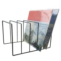 1 Pc Professional Metal LP Vinyl Record Display Shelf Turntable Record Collection Storage Shelf Exhibit Stand Holder