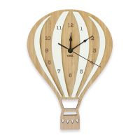 Creative Hot Air Balloon Silent Wall Clock Simple Design Table Watch for Home Bedroom Livingroom Dormitory Desktop Decorations T