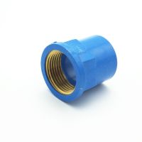 1 BSP Female Thread x 32mm ID Socket Straight PVC Pipe Fitting Water Connector For Garden Irrigation System