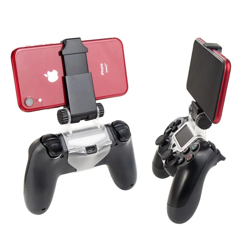 SUNKY PS4 Slim Pro Controller Android Phone Clip, 180 Degree Gaming Holder  Mount Stand Bracket for