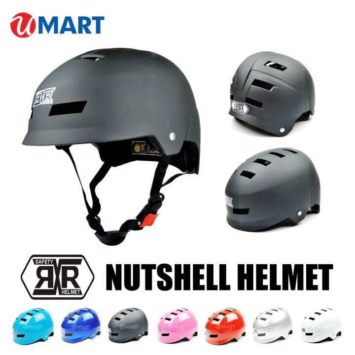 【Ready Stock】 RXR 066H1 Nutshell Motorcycle Helmet Bicycle Helmet