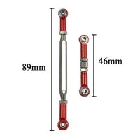 J6for MN D90 D91 D96 D99S MN99S MN90 1/12 RC Car Upgrade Accessories Metal Pull Rod Steering Link Rod Set Parts