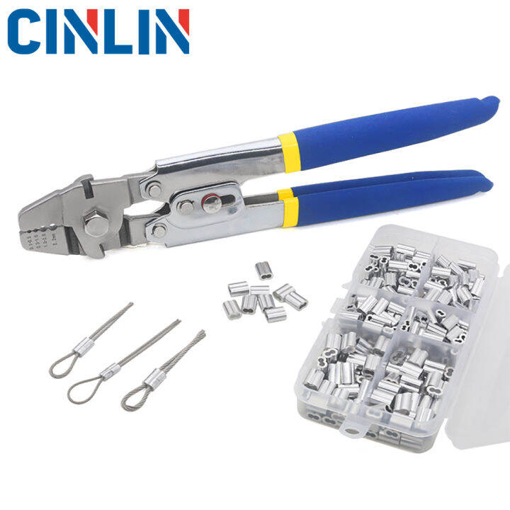 Wire Rope Crimping Fishing Swaging Tool Cable ferrule Crimps up to 2