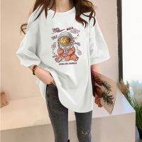 [AMYGO] 2023 Plus Size T Shirt Loose Tshirt Women Baju Perempuan Wanita Murah Blouse Tops Tshirt Woman Tops Girls Student Korean Style Ladies Kurung Moden 宽松T恤女裝上衣女生短袖衣服