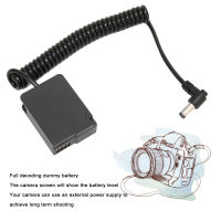 Coiled Cable Dummy Battery, DC Coupler ปรับความยาวได้สำหรับ GH5สำหรับ GH3