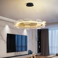 [COD] modern minimalist light luxury guest restaurant chandelier creative personality petal bedroom shop designer acrylic