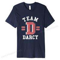 เสื้อทีม Darcy เสื้อเสื้อยืดท็อปแบบตัวสั้นออสเตนตลกกำหนดเองได้