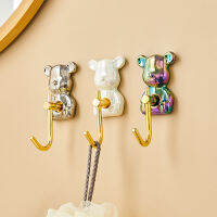 Modern Nordic Creative Bear hooks เสื้อผ้าห้องอาบน้ำ Wall hangerstorage ชั้นวางตกแต่งพวงกุญแจผู้ถือ Home Room ตกแต่ง decord