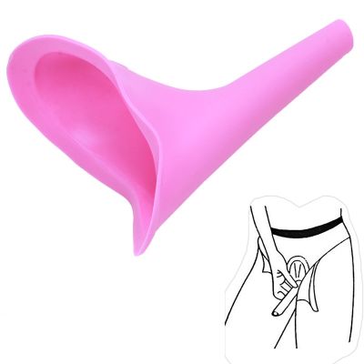 Portable Women Urinal Device Funnel Outdoor Travel Camping Hiking Lady Pee Tools Silicone Female Stand Up Urination Toilet Devic
