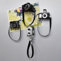 Retro Camera Refrigerator Sticker Magnet 3D Three-dimensional Personality Magnet Magnet Kitchen Home Decoration Refrigerator Parts Accessories